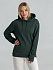 Толстовка с капюшоном унисекс Hoodie, темно-зеленый меланж - Фото 6