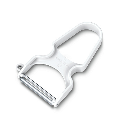 Овощечистка VICTORINOX RAPID, поворотное лезвие из нержавеющей стали, белая