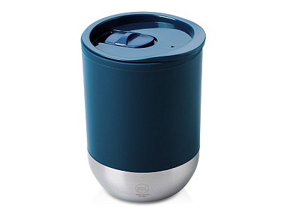 Термокружка LINDE из переработанного полипропилена, 290 мл (Синий нэйви)