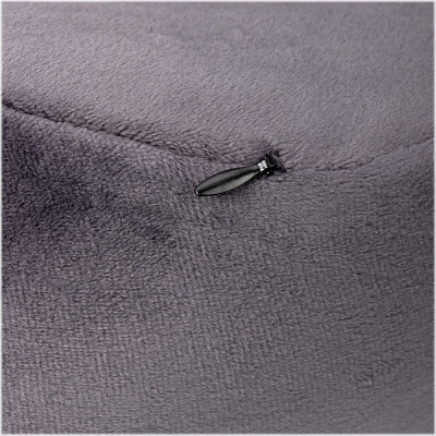 Подушка TORBER, дорожная, с эффектом памяти, тёмно-серая, полиэстер+спандекс, 26 х 27 х 10 см