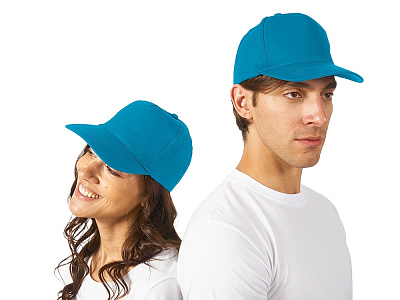 Бейсболка Memphis 165 (Ярко-голубой)