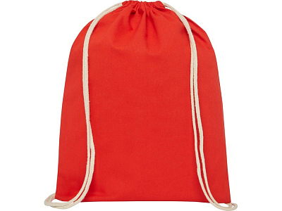 Рюкзак со шнурком Tenes из хлопка 140 г/м²