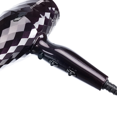 Фен DEWAL BEAUTY Diamond Purple, фиолетовый, 2200 Вт, 1 насадка