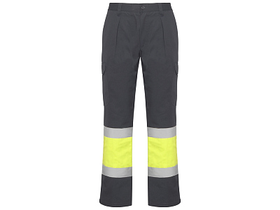 Брюки Soan со светоотражающими полосами, мужские (Свинцовый/неоновый желтый)