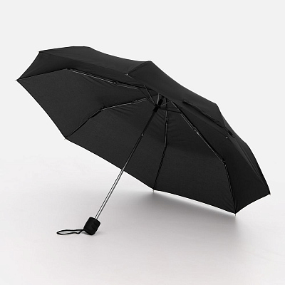 Зонт складной Basic, черный (Чёрный)