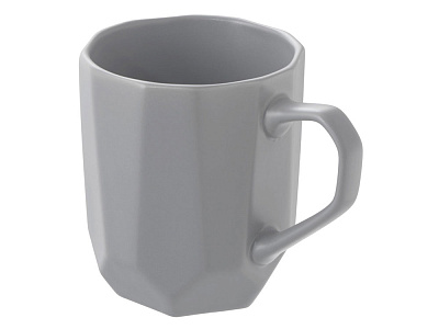 Кружка с гранями Amery (Серый матовый)