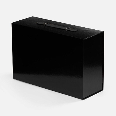 Коробка складная Holdfold, L, черная (Чёрный)