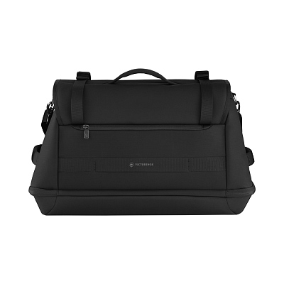 Дорожная сумка VICTORINOX Crosslight Duffel, черная, RPET полиэстер, 52x30x33 см, 37 л