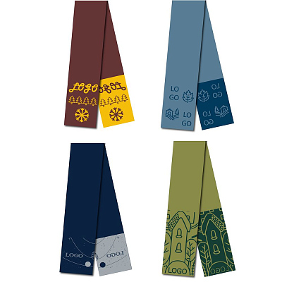 Шарф на заказ Tricksy Rand M полушерсть