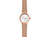 Корпус- розовое золото, циферблат- стальной, крепление- розовое золото