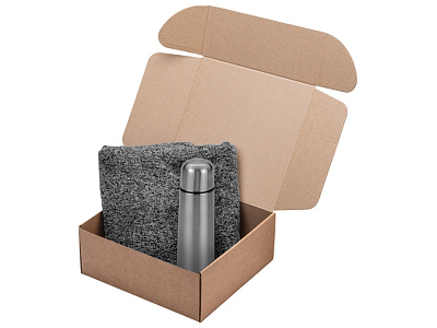 Подарочный набор Calmy с термосом и пледом