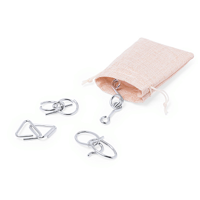 Головоломка FACON , 8 x 11,5 x 1, нержавеющая сталь (Бежевый)