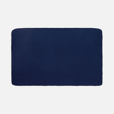 Флисовый плед Warm&Peace, синий