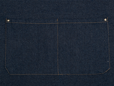 Джинсовый фартук с карманами Fry