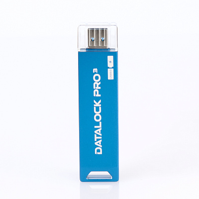 Флешка с пин кодом DataLock PRO3 USB 3.0 , 64Гб (Синий)