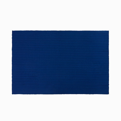 Плед Tressa, темно-синий (кобальт)