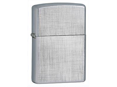 Зажигалка ZIPPO Classic с покрытием Brushed Chrome (Серебристый)