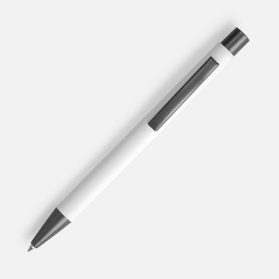 Ручка шариковая Atento Soft Touch, белая