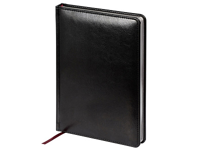 Ежедневник недатированный А5 Sidney Nebraska с золотым срезом (Чёрный) Ежедневник недатированный А5 Sidney Nebraska с золотым срезом (Чёрный)