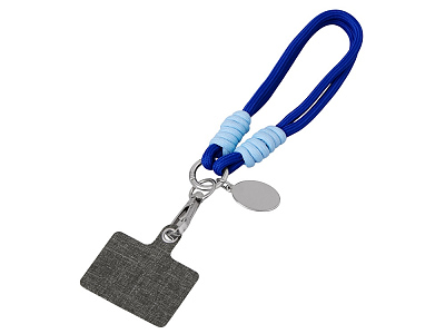 Брелок-браслет Bohemian с держателем для телефона (Синий/голубой)