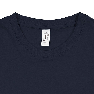 Футболка унисекс Regent 150, темно-синяя (navy)