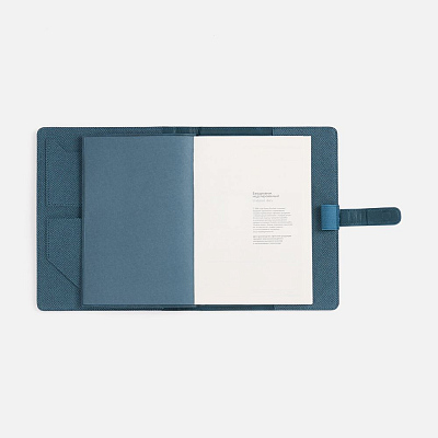 Ежедневник-органайзер Twill, недатированный, синий