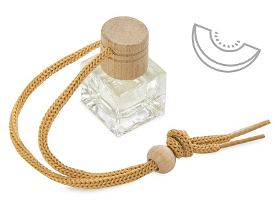 Подвесной ароматизатор воздуха Boho, дыня, 8 мл (Прозрачный)