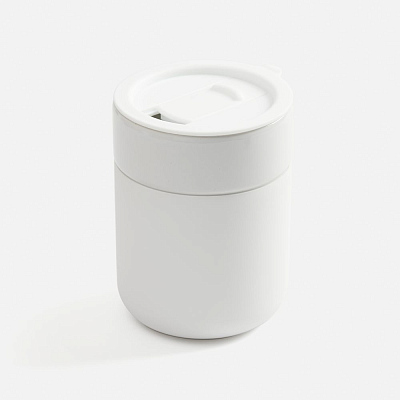 Кружка Nabo с силиконовым держателем, белая (Белый)