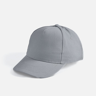 Бейсболка Long Beach, ярко-синяя (Серый)