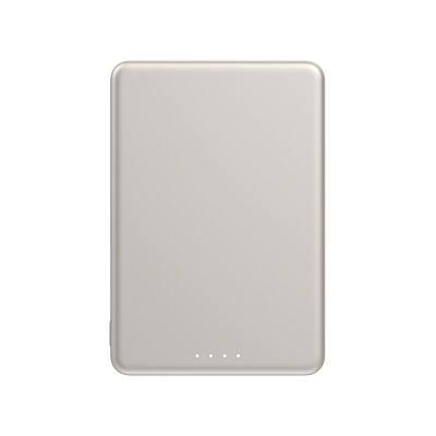 Беспроводной магнитный ПЗУ Xiaomi Super Slim Magnetic Power Bank 5000, фиолетовый