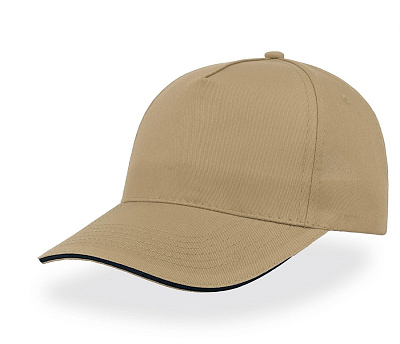 Бейсболка START FIVE SANDWICH, 5 клиньев, застежка на липучке (Хаки)