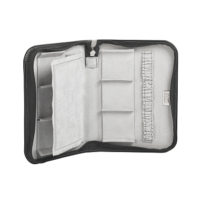 Чехол дорожный для наручных часов, черный (Чёрный)