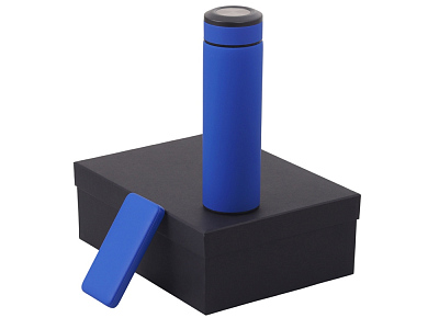 Подарочный набор COLOR IT c термокружкой и повербанком (Синий)