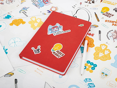 Наклейки ПВХ Sticker Pack на заказ, M