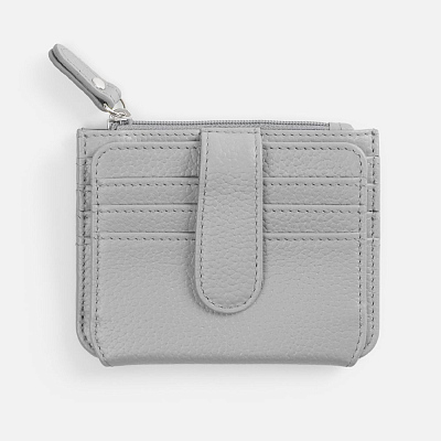 Картхолдер на молнии Unison, серый