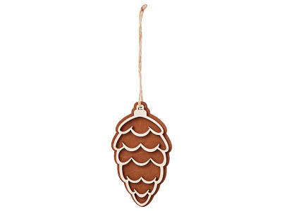 Деревянная подвеска на елку Cedar