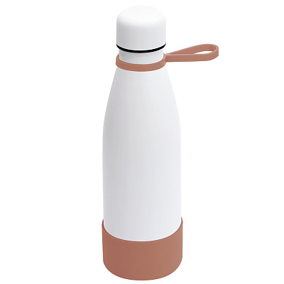 Термобутылка герметичная вакуумная Olivia To Go  (Белый/мокко)