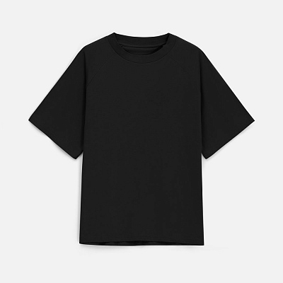 Футболка унисекс оверсайз T2, черная