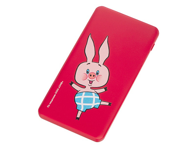 Внешний аккумулятор Винни-Пух, 5000 mAh (Красный)