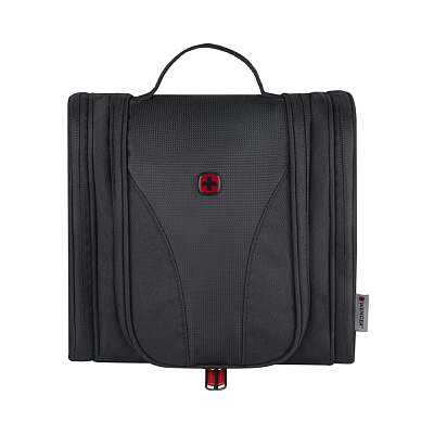 Несессер WENGER, чёрный, полиэстер, 10x24x23 см (Черный)