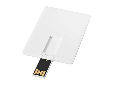 USB-флешка на 4 Гб Slim Card (Белый)