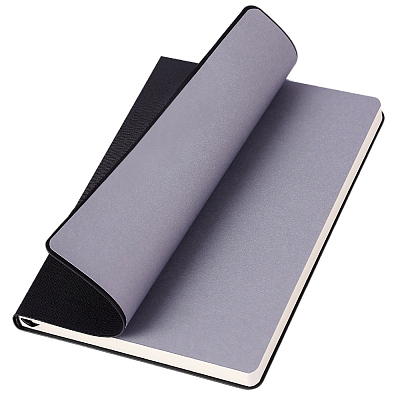 Ежедневник A5 недатированный Stefano в мягком переплёте, черный