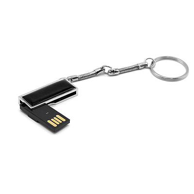 Флешка Lime 16 Гб, металл, черная (Чёрный)