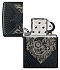 Зажигалка ZIPPO Armor® с покрытием Black Matte, латунь/сталь, чёрная, матовая, 38x13x57 мм - Фото 4
