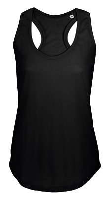 Майка женская Moka 110, черная (Чёрный)