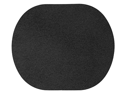 Патч Овал, nubuk (Чёрный)