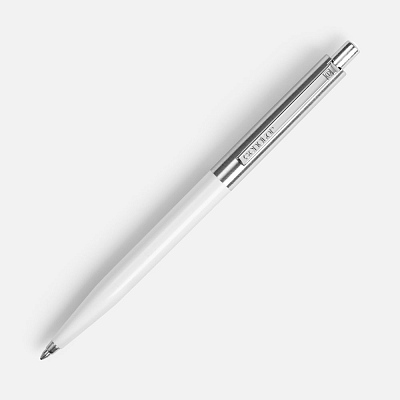 Ручка шариковая Senator Point Metal, ver.2, белая