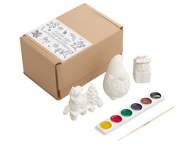 Набор для творчества из гипса Winter Whinnies (Белый)