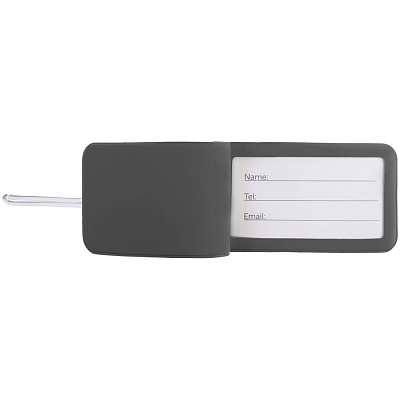 Багажная бирка Dorset, серая (Серый)