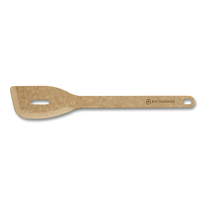 Лопатка с отверстием VICTORINOX Kitchen Utensils Sauté Tool, 325x58 мм, бумажный композит, бежевая
